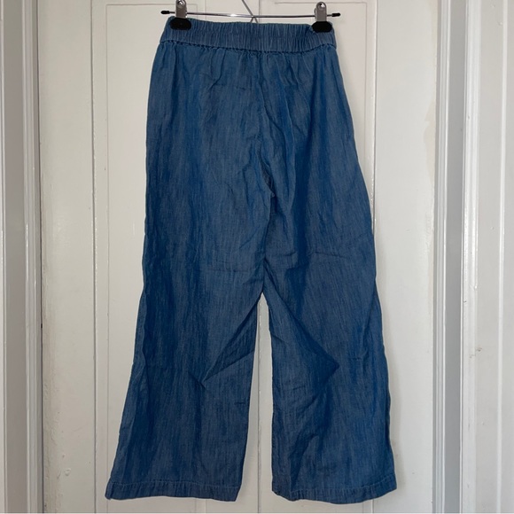 J. Crew Cotton/Linen Blend Cropped Culottes - Picture 2 of 10